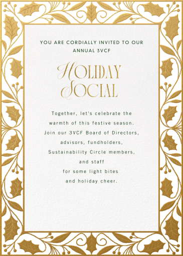 Holiday Social Flyer